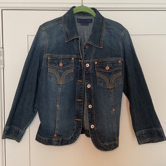 Ladies BANDOLINOBLU Jean Jacket Size Large - Picture 1 of 5